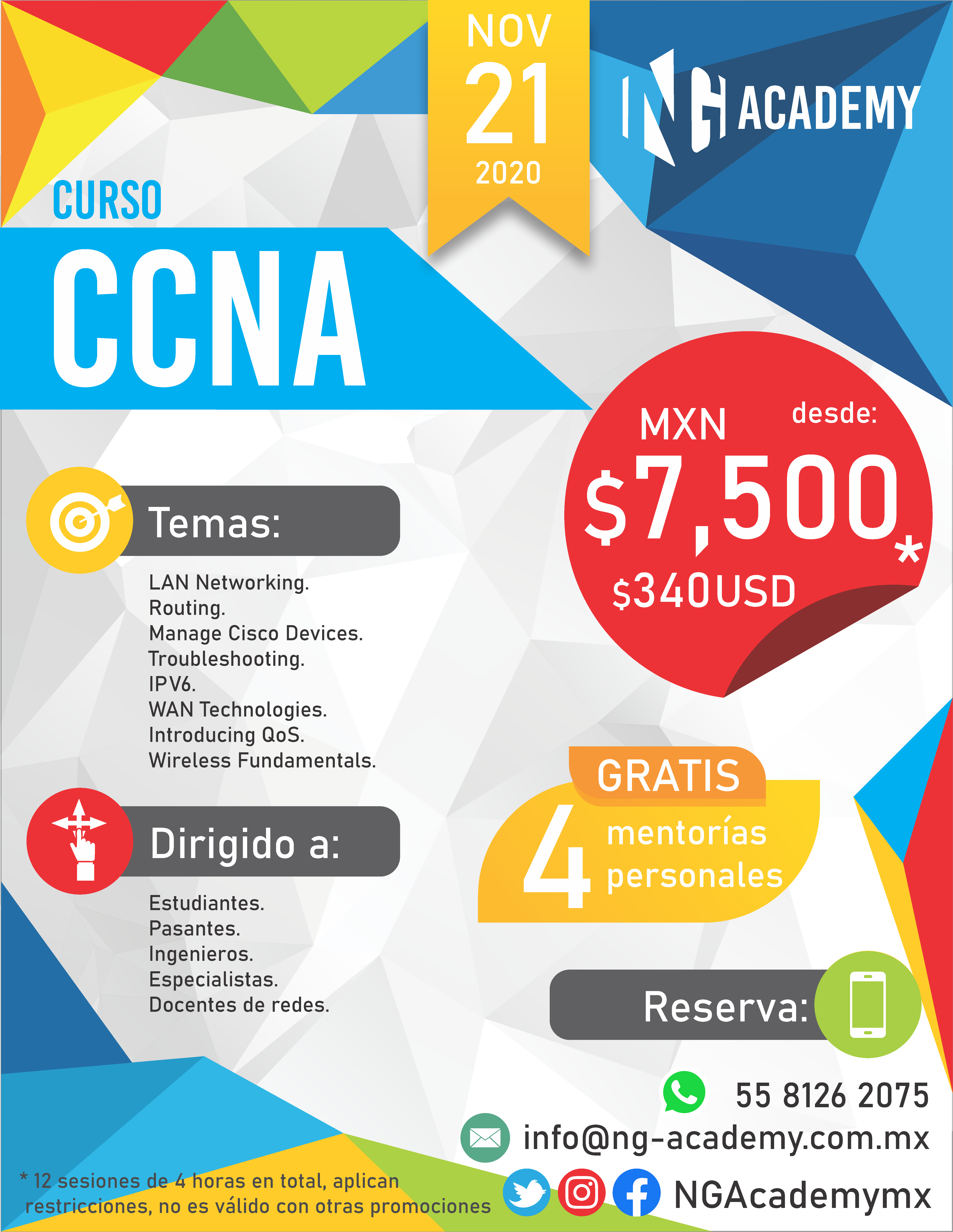 Curso CCNA 21 de noviembre 2020